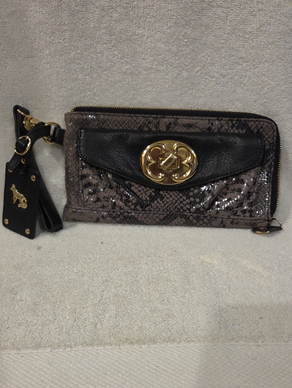 EMMA FOX LEATHER CLUTCH